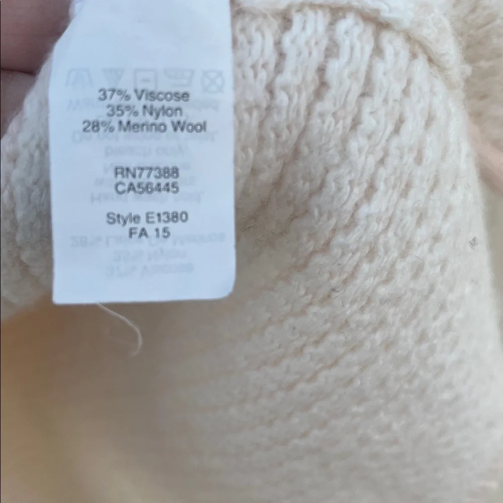 J. Crew Textured Merino Wool Blend Sweater Medium
